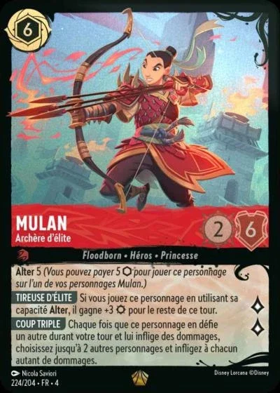 Coffret Menace Des Profondeurs Mulan Archere D Elite