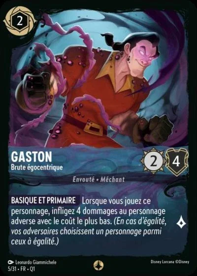 Gaston Brute Egocentrique