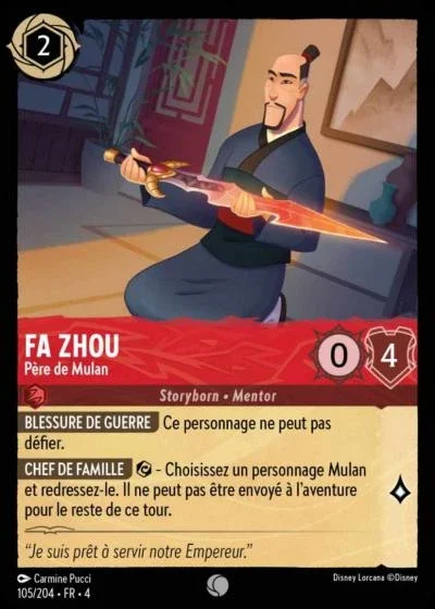 Fa Zhou Pere De Mulan