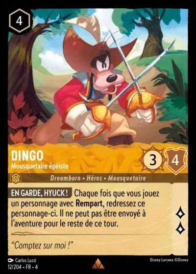 Dingo Mousquetaire Epeiste