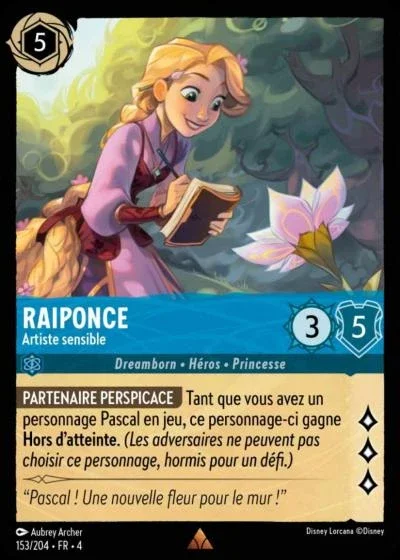 Raiponce Artiste Sensible