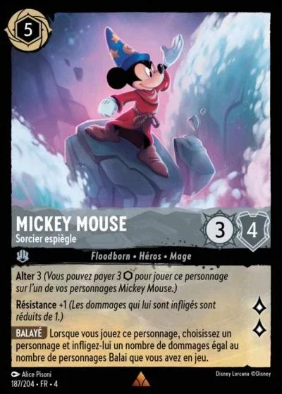 Mickey Mouse Sorcier Espiegle
