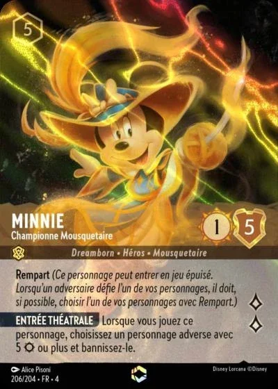 Enchanted Minnie Championne Mousquetaire