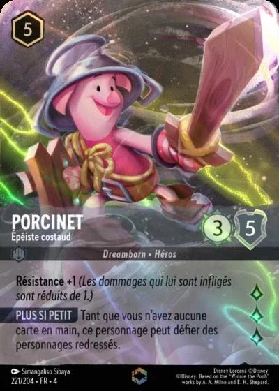 Enchanted Porcinet Epeiste Costaud