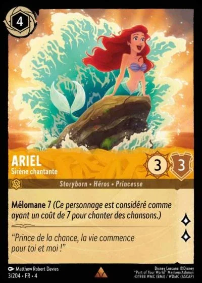Ariel Sirene Chantante
