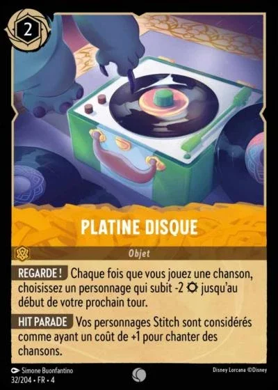 Platine Disque