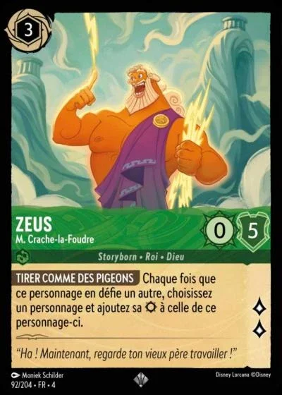 Zeus M Crache La Foudre