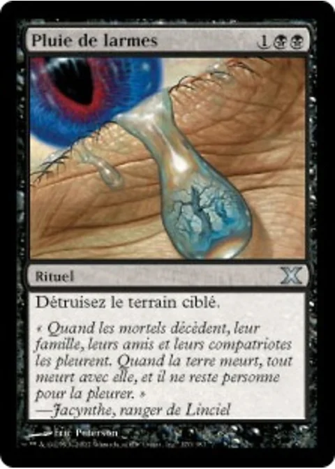 Pluie de larmes