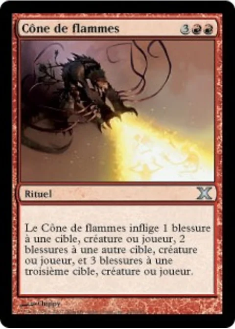 Cône de flammes