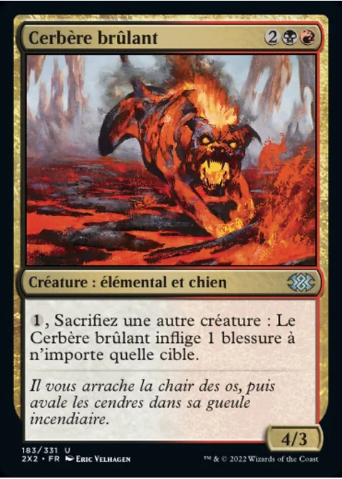 Cerbère brûlant