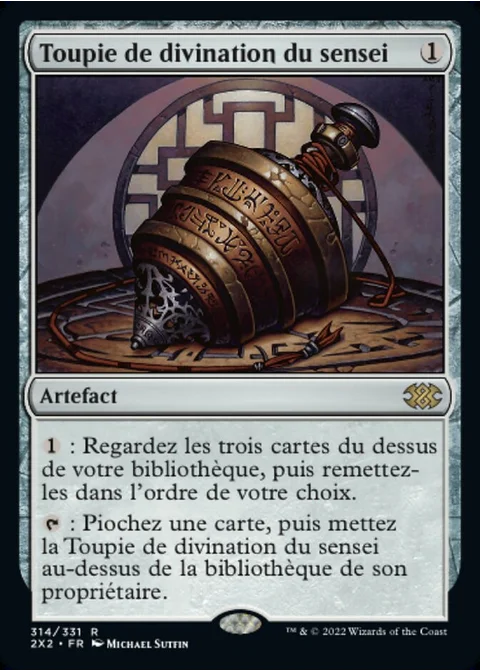 Toupie de divination du sensei