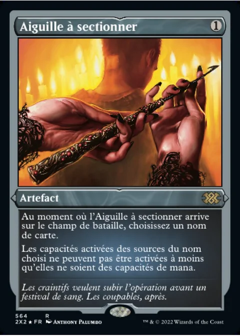 Aiguille à sectionner