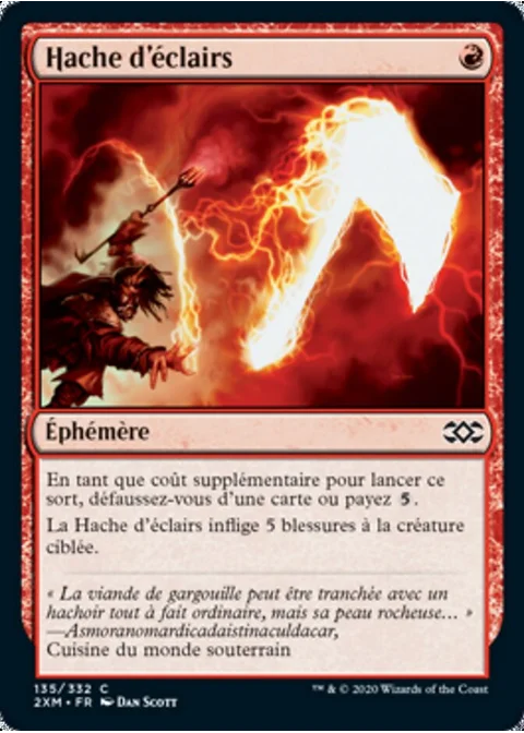 Hache d'éclairs