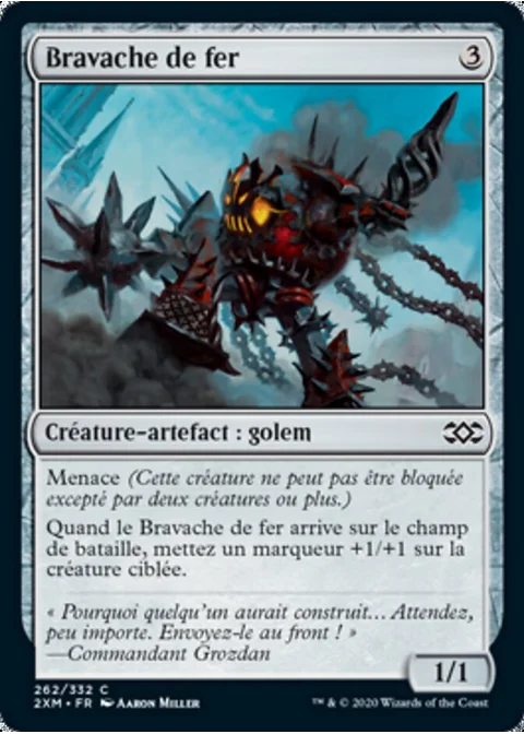 Bravache de fer