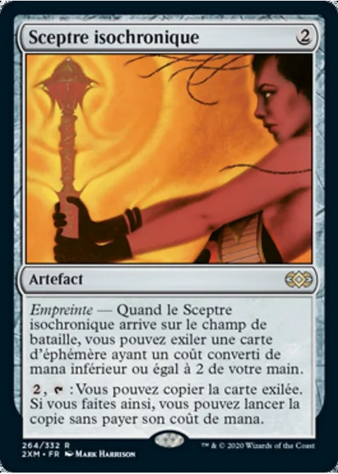 Sceptre isochronique