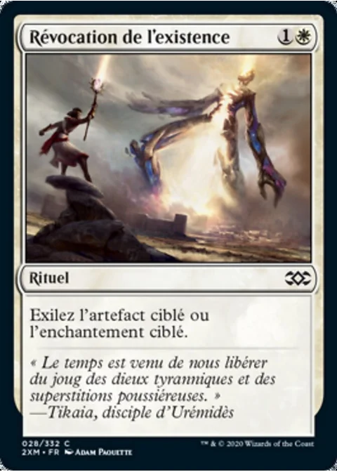 Révocation de l'existence