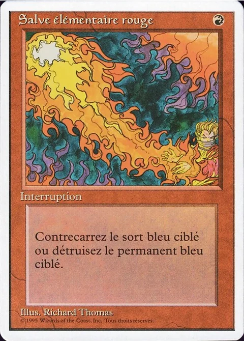 Salve élémentaire rouge