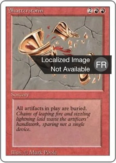 Tempête fracassante