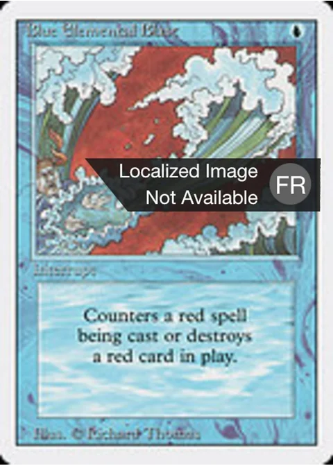 Salve élémentaire bleue