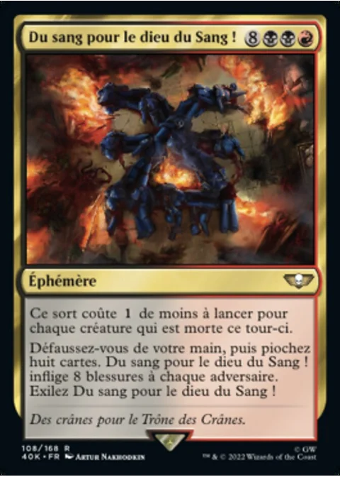Du sang pour le dieu du Sang !