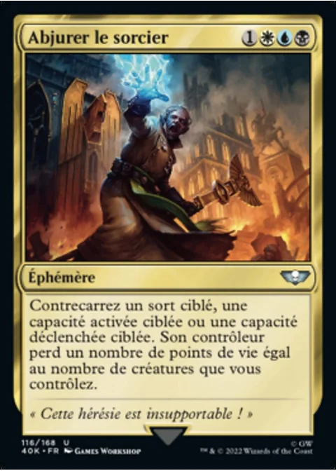 Abjurer le sorcier