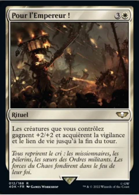 Pour l'Empereur !