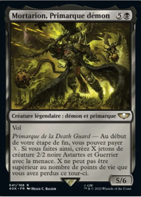 Mortarion, Primarque démon
