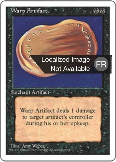 Distorsion d'artefact