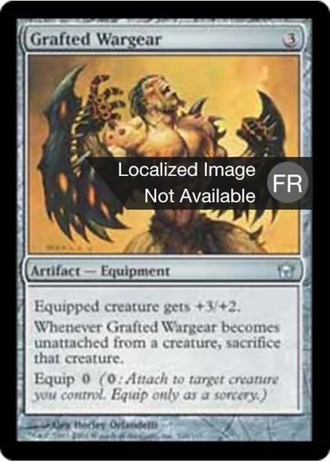 Harnais de guerre greffé