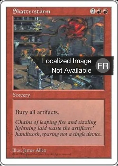 Tempête fracassante