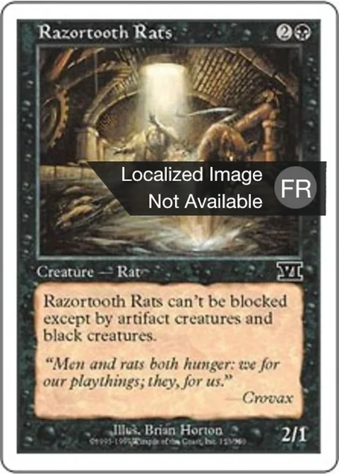 Rats aux dents tranchantes