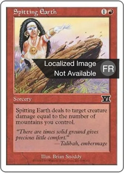 Expectoration tellurique