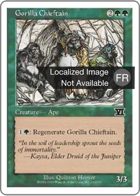 Chef de clan gorille