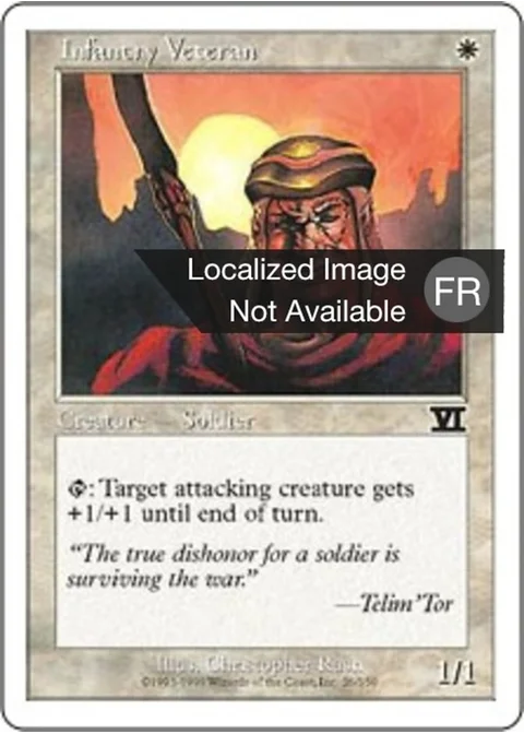 Vétéran de l'infanterie