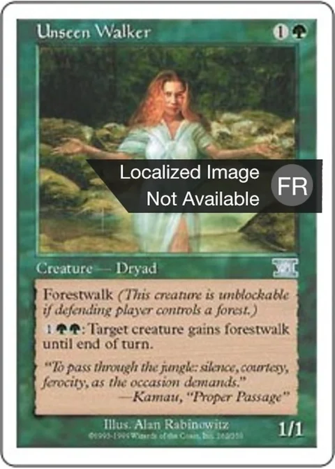 Marcheuse inaperçue