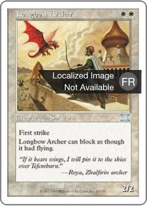 Archer à l'arc long