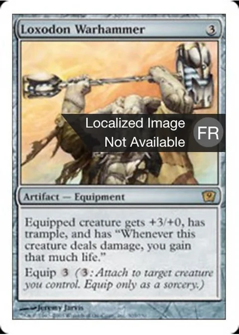 Marteau de guerre loxodon