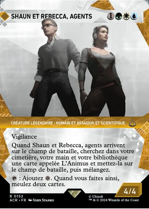 Shaun et Rebecca, agents