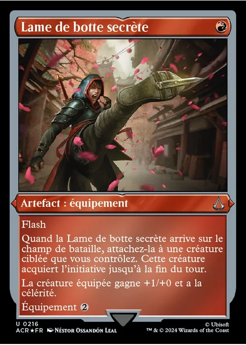 Lame de botte secrète