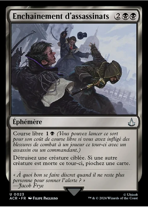 Enchaînement d'assassinats