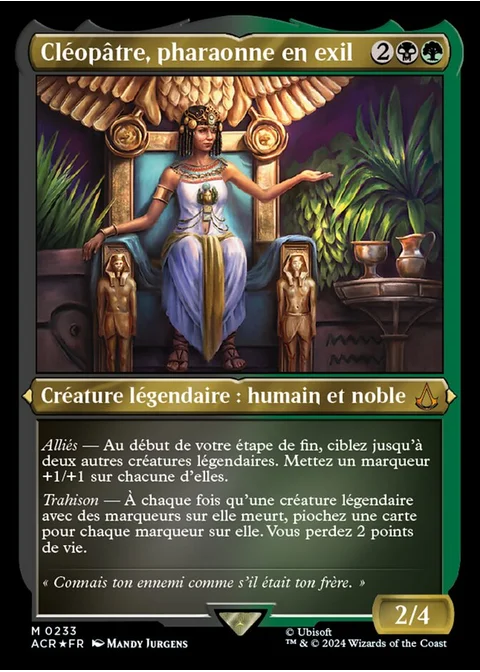 Cléopâtre, pharaonne en exil