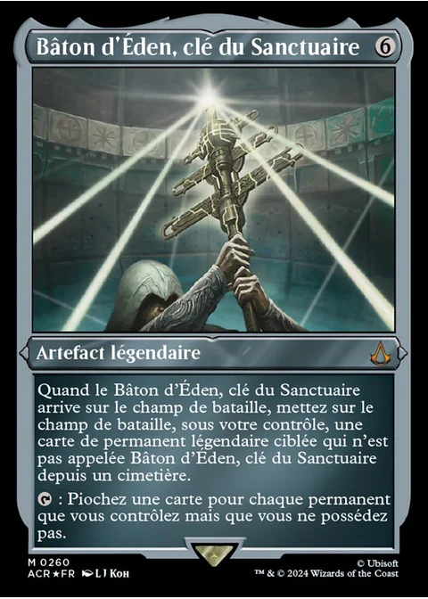 Bâton d'Éden, clé du Sanctuaire