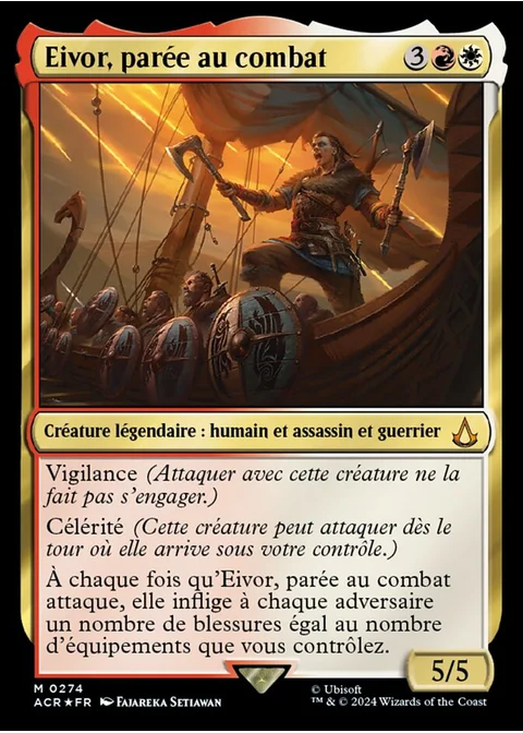 Eivor, parée au combat