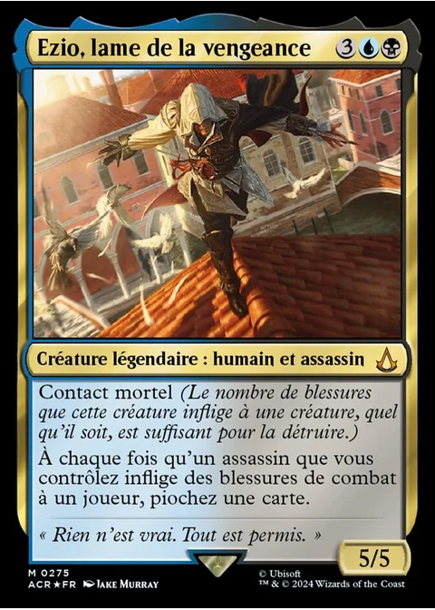 Ezio, lame de la vengeance