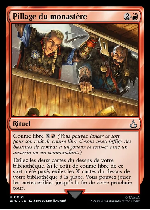 Pillage du monastère