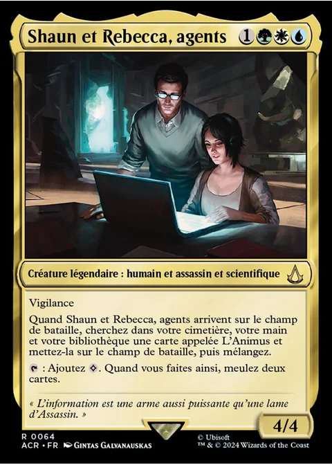 Shaun et Rebecca, agents