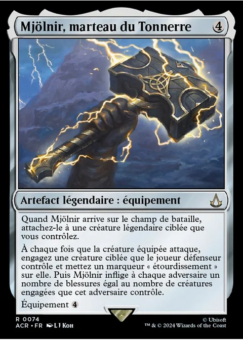 Mjölnir, marteau du Tonnerre