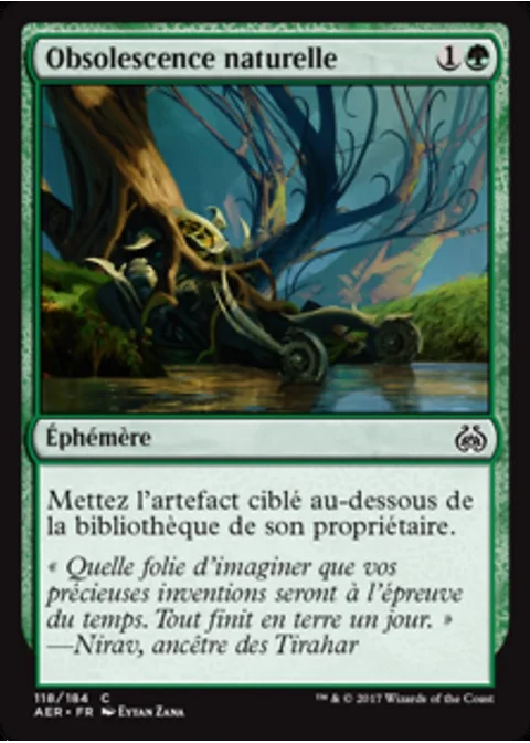 Obsolescence naturelle