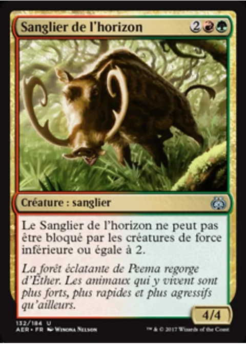 Sanglier de l'horizon