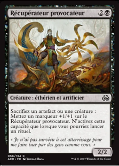 Récupérateur provocateur